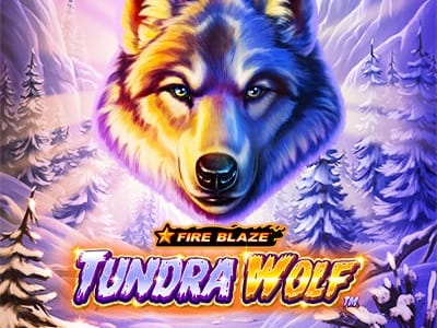 Fire Blaze Golden Tundra Wolf